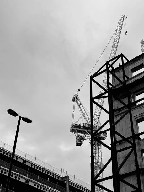 istock Crane and construction site at Newcastle Upon Tyne 1652618302