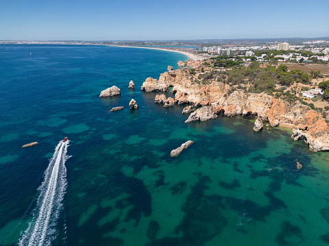 João de Arens Beach in Alvor, Algarve, District of Faro, Portugal