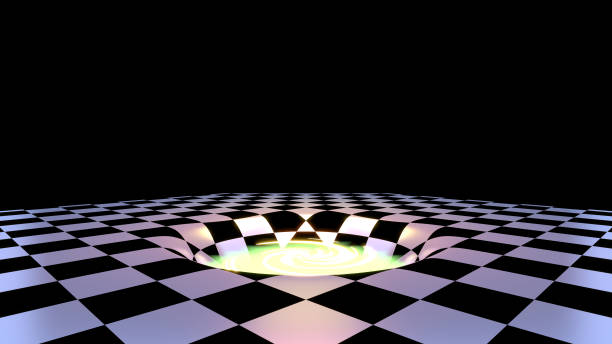 istock black and white checkered floor with a glowing portal 1652636458