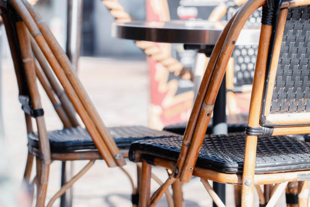 istock Chairs of an outdoor cafe. 1652659978