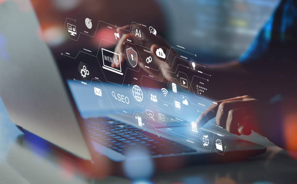 istock Digital AI technology communication cyber global network. Business big data and marketing concept of WEB 3.0 internet future distributed block chain. 1652679296