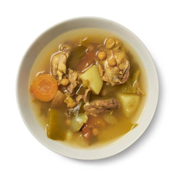 istock fresh chicken vegetable soup in bowl isolated 1652680209