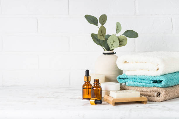 istock Spa background in white spa salon or bathroom. 1652713412