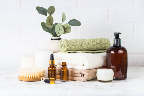 istock Spa background in white spa salon or bathroom. 1652713425