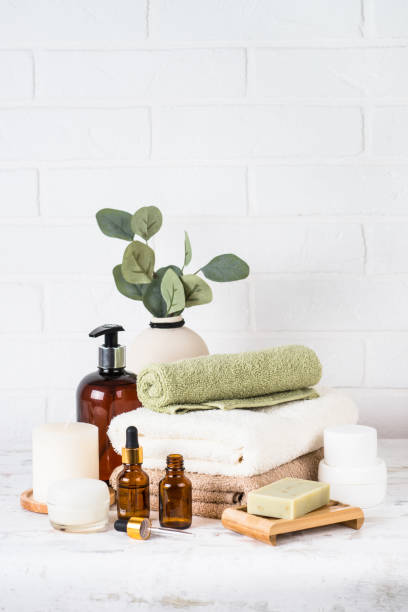 istock Spa background in white spa salon or bathroom. 1652713426