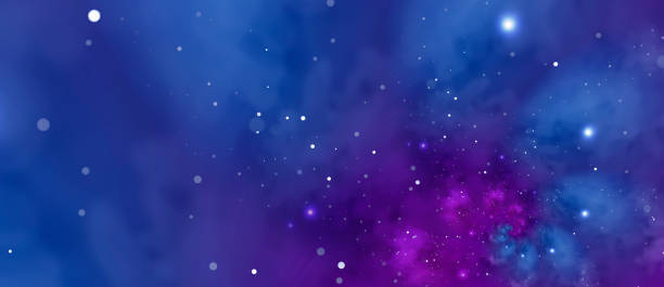 istock Starry background with blue and violet nebula. Concept for space, astronomy, galaxy, universe, science 1652717767