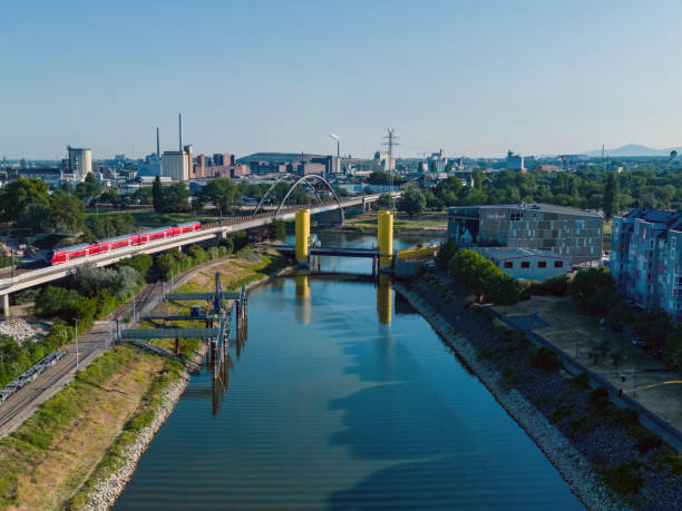 istock arial view on railway bridge over neckar river in Mannheim 1652735579