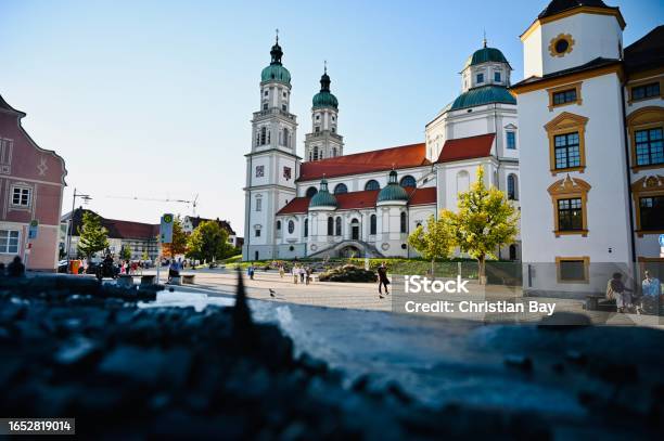 Kempten City View With Sankt Lorenz Basilika Stock Photo - Download Image Now - Allgau, Basilica, Church