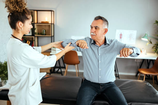 istock Female doctor examining a patient 1652960130