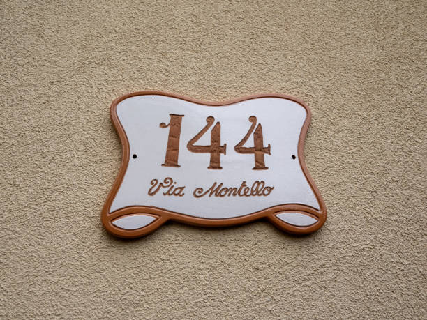 Street number in Volastra, Italy