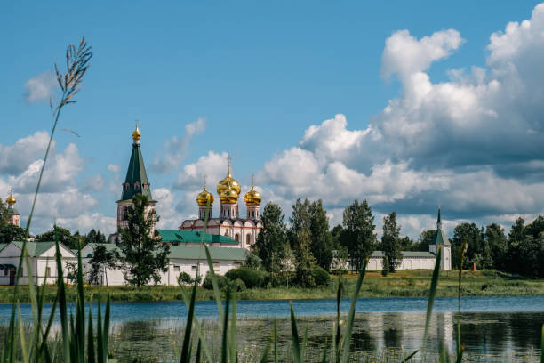 istock Iversky monastery in Valdai, Russia. 1653035309