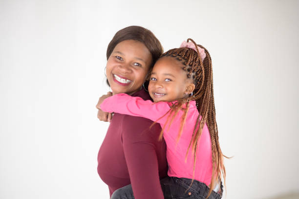 istock Beautiful Love between Mother and Daughter Studio Portrait 1653060088