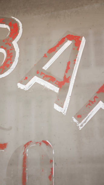 istock Letter A signal in a window shop 1653061226
