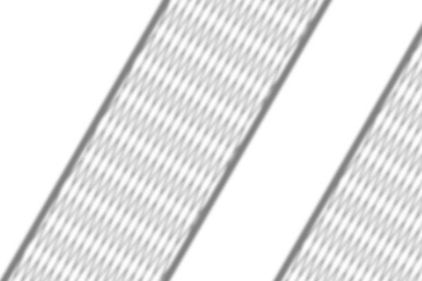 Trendy photography effect of shadow over white background for overlay