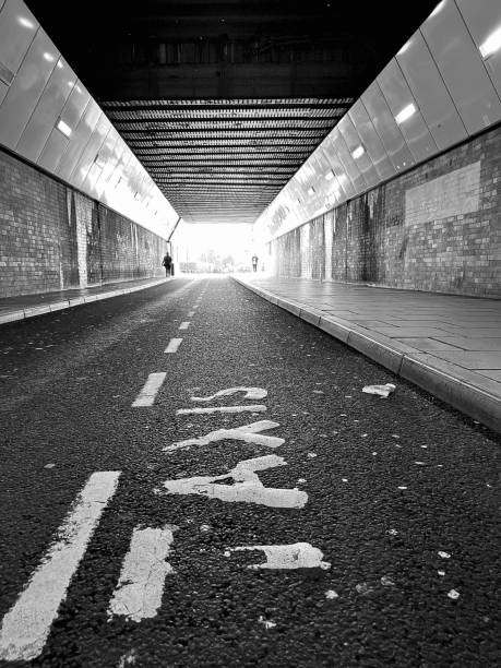 istock Looking ahead into a tunnel at Newcastle Upon Tyne 1653112085