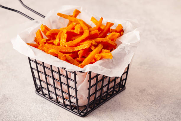 istock Sweet potato fries with blue cheese sauce. 1653112087