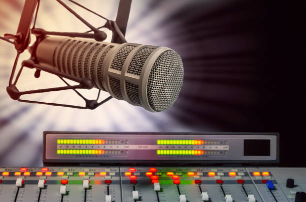 istock Professional microphone and sound mixer 1653125859