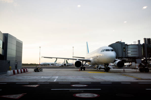 istock Airplane at the runway 1653161357