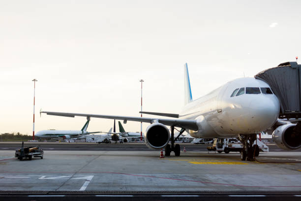 istock Airplane at the airport runway 1653161666