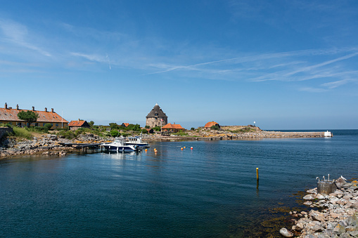 Christianso island - Danish island located not far from Bornholm, part of the small Ertholmene archipelago. Baltic sea