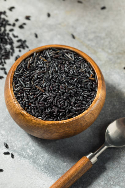 istock Organic Dry Black Forbidden Rice 1653205586