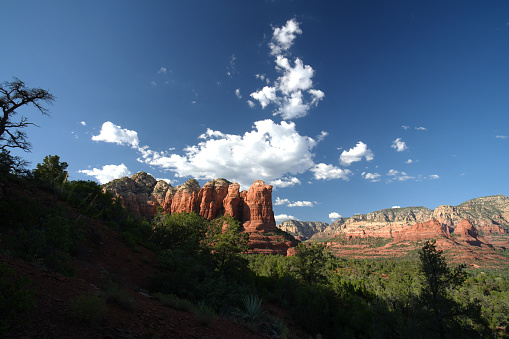 Scenic red rocks in Sedona Arizona, Southwestern united states
