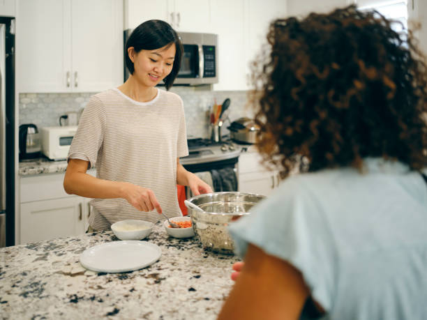 istock Women Friends in a Home Kitchen 1653315920