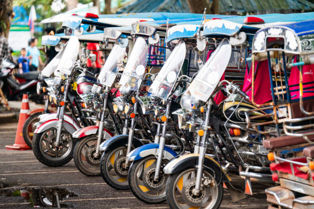 istock Row of tuk tuks, Thailand 1653326788