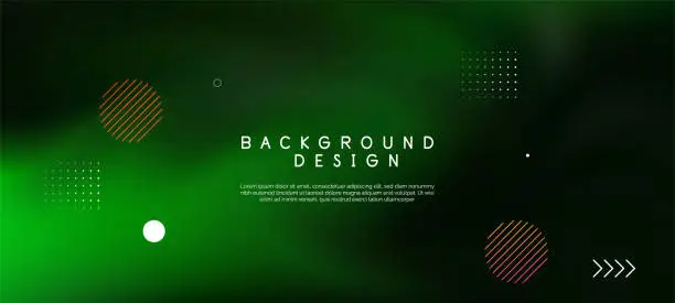 Vector illustration of Blurred fluid dark gradient colourful background