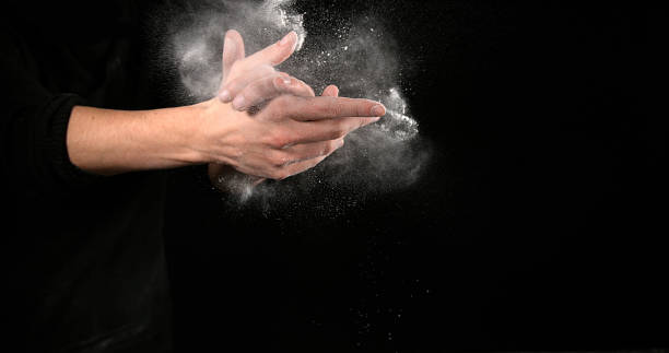 istock Hands of Woman with Talc 1653405790