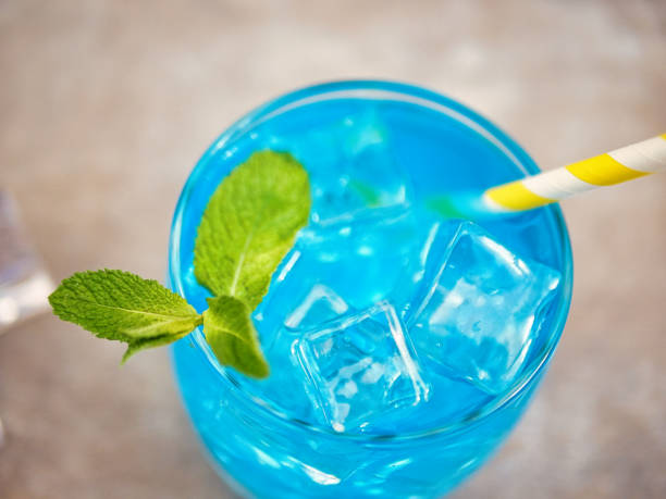 istock blue lemonade in a glass with ice 1653431717