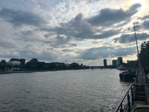 istock Waterfront of Main river in Frankfurt 1653438370