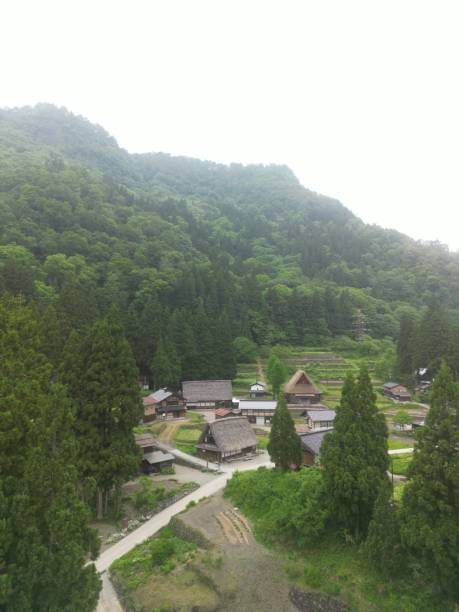istock Gokayama Village Aerial View 1653582469