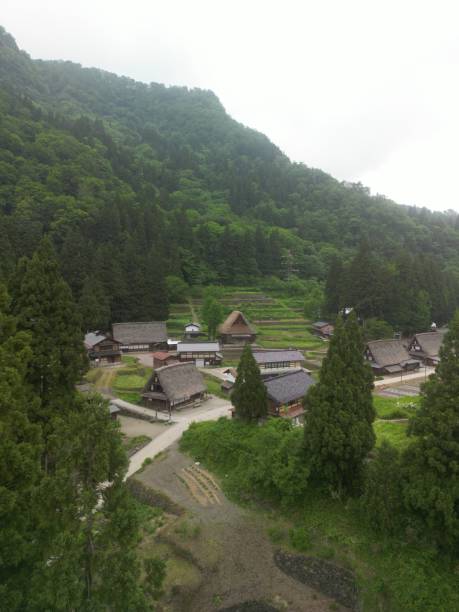 istock Gokayama Village Aerial View 1653582686