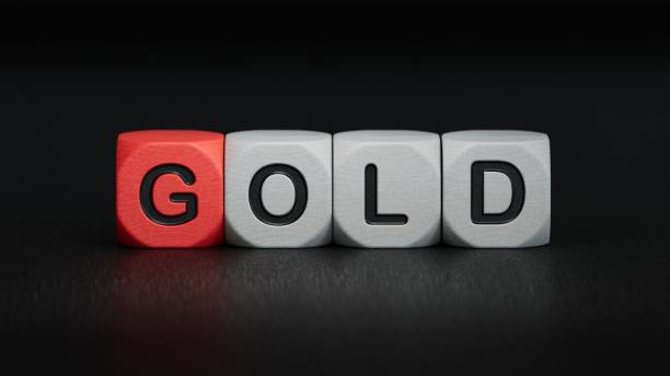istock Dice and a Krugerrand coin form the word 