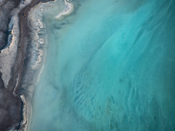 istock Aerial view of remote coastline 1653845169