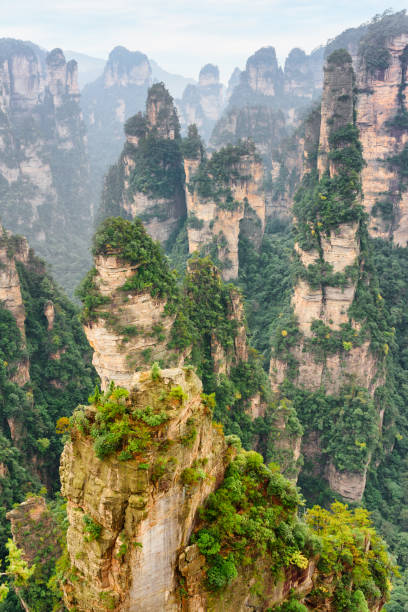 istock Awesome view of quartz sandstone pillars (Avatar Mountains) 1653972260
