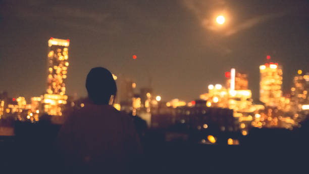 istock Night view of Toronto from a rooftop patio in downtown. 1654052139