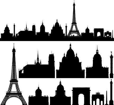 Paris, France. All buildings are complete and moveable.