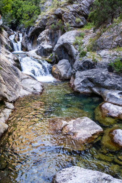 istock A beautiful mountain gorge with a river and a waterfall 1654167517
