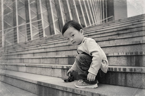 istock Cute Asian baby 165418120