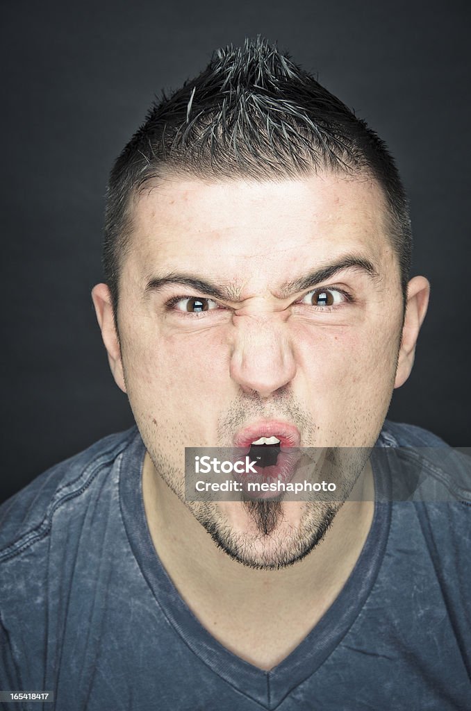 Angry 비명 남자 - 로열티 프리 25-29세 스톡 사진