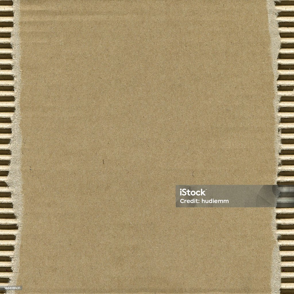 Em branco textura de Papelão Corrugado - Foto de stock de Papel De Embrulho - Material royalty-free