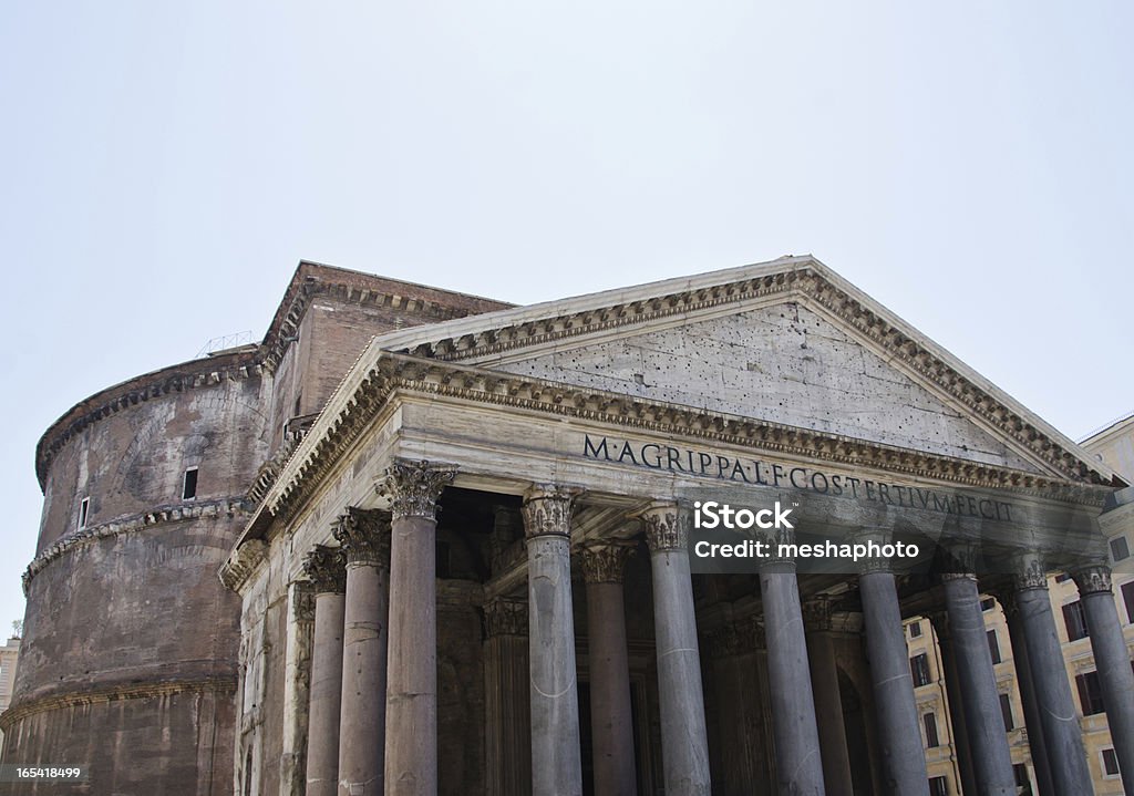 Pantheon in Rom, Italien - Lizenzfrei Alt Stock-Foto