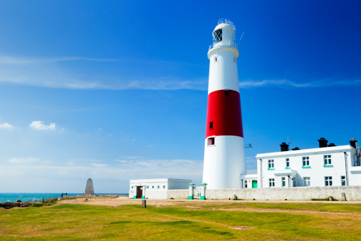 Portland Bill Lighthouse, located on the Southerly tip of the Isle of Portland, Dorset, England.