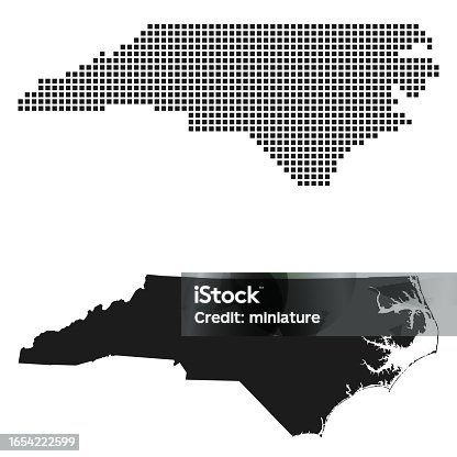 istock North Carolina map 1654222599