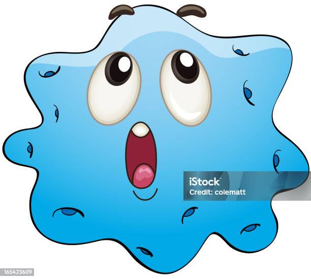 Visage De Monstre Vecteurs libres de droits et plus d'images vectorielles de Bactérie - Bactérie, Bleu, Bouche humaine