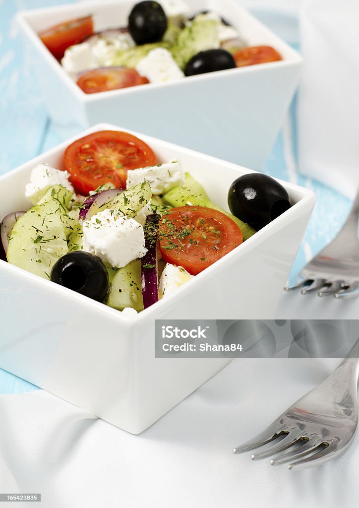 Salada grega - Foto de stock de Alimentação Saudável royalty-free
