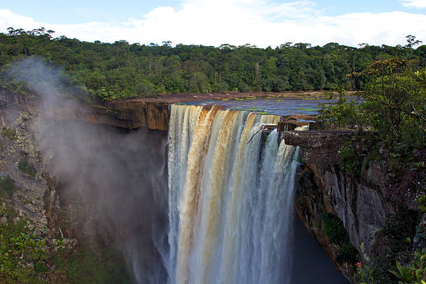 View from the top of Kaieteur falls Guyana South America Kaieteur falls Guyana South America guyana photos stock pictures, royalty-free photos & images