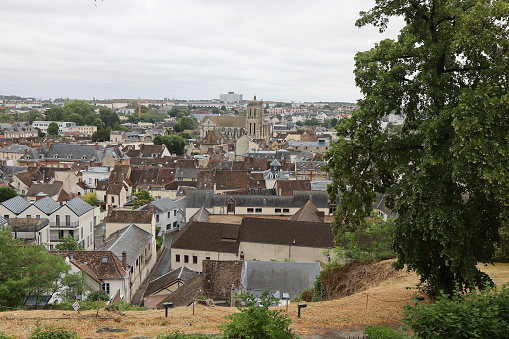 Overview of the town, town of Dreux, department of Eure et Loir, France